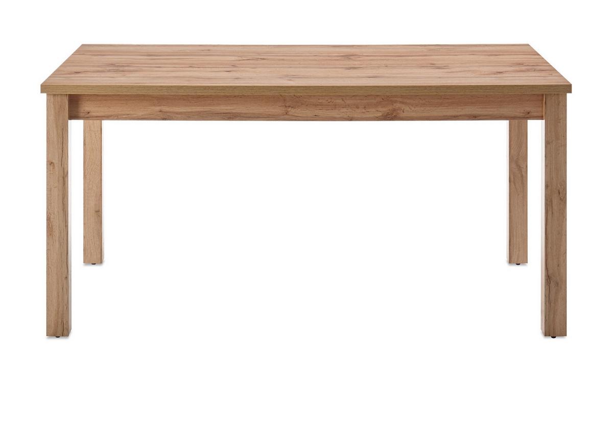 ESSTISCH Wotan Eiche 158 x 88 cm, Küchentisch im Landhaus-Stil - Eichefarben/Eiche Wotan, Holzwerkstoff (158/88/76cm) - Furn.Design
