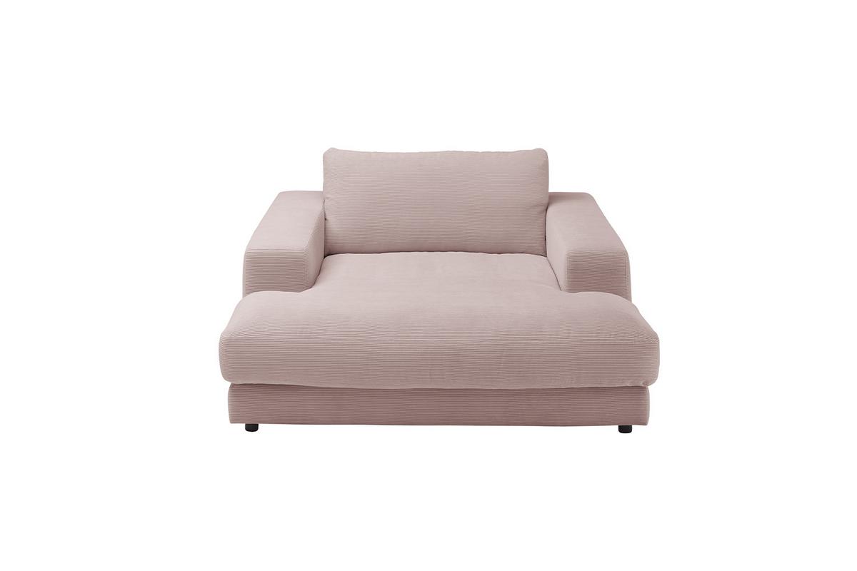 LONGSEAT MADELINE Pink Cord - Schwarz/Rosa, Kunststoff/Textil (150/86/170cm) - KAWOLA
