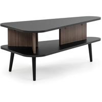 COUCHTISCH Parini 100×57 cm, Graphitschwarz/Captains Deck - Eichefarben, Holzwerkstoff/Metall (57/100/40cm) - Beautysofa