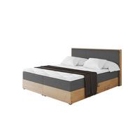 BOXBETT LOLLI9 - 160x200 - H4 Dunkelgrau - Graphitfarben, Holzwerkstoff (160/200cm) - ALTDECOR