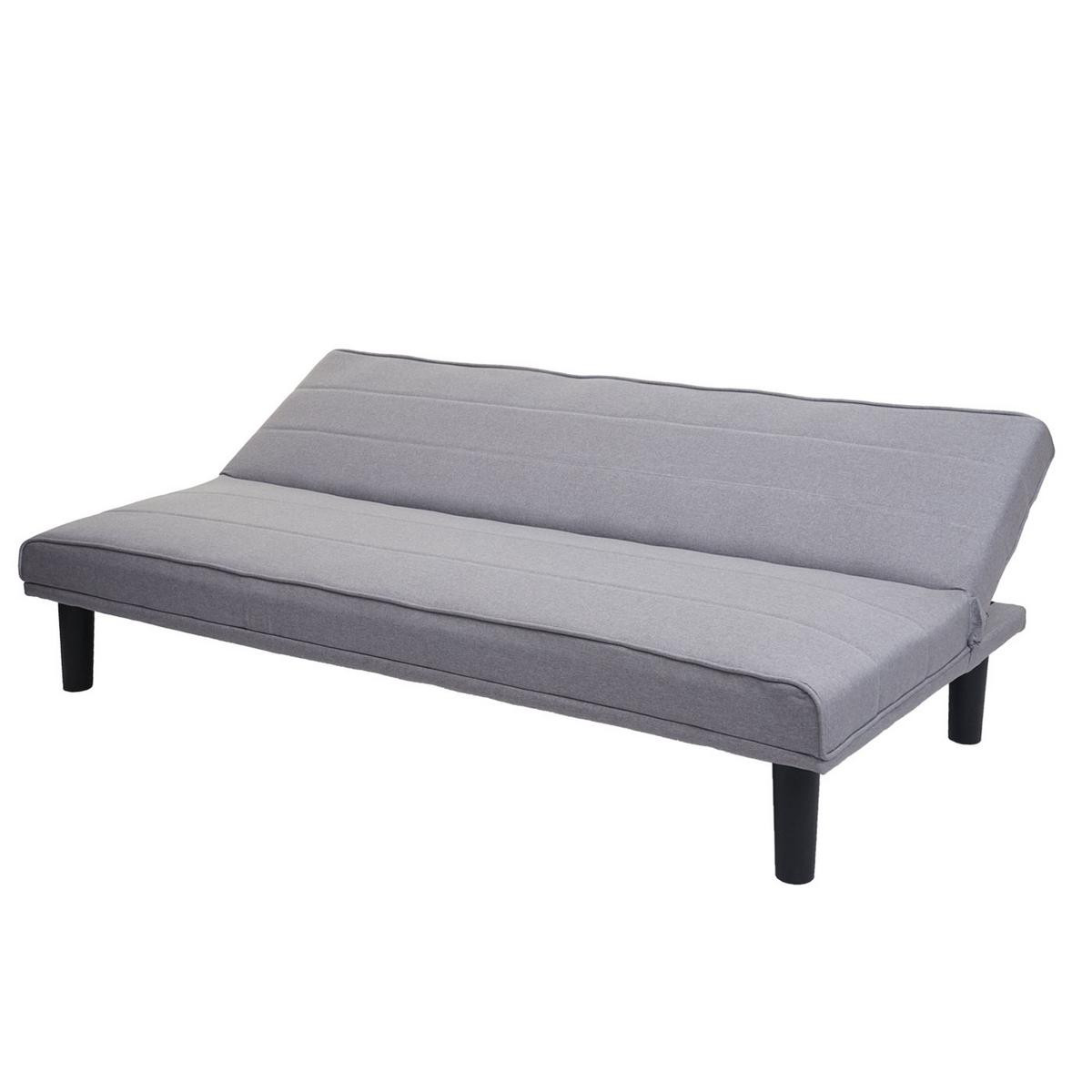 SCHLAFSOFA Grau - Grau, Textil (165/72/78cm) - MCW