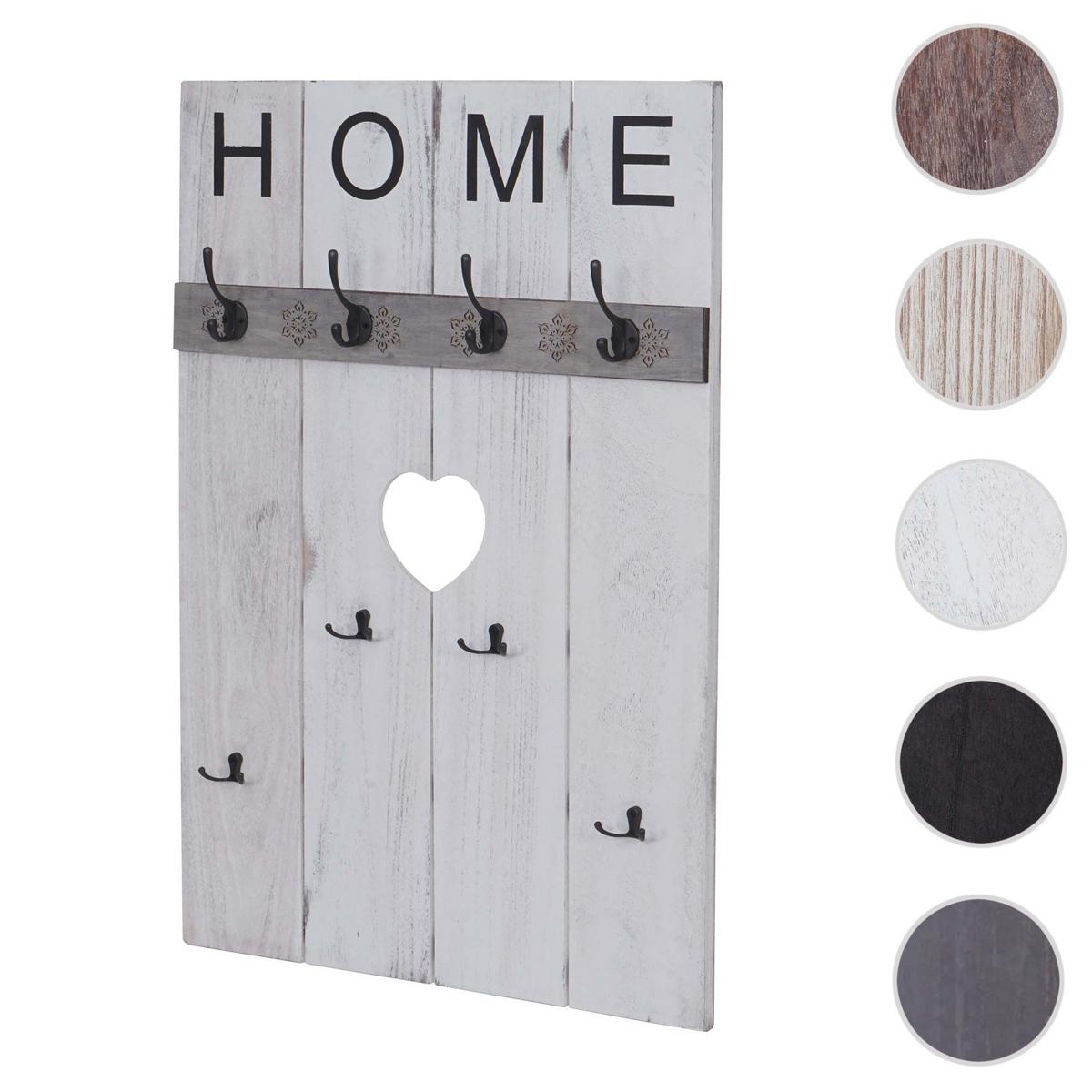 WANDGARDEROBE HOME SHABBY-LOOK Cremeweiß - Weiß, Holz (60/91/8cm) - MCW