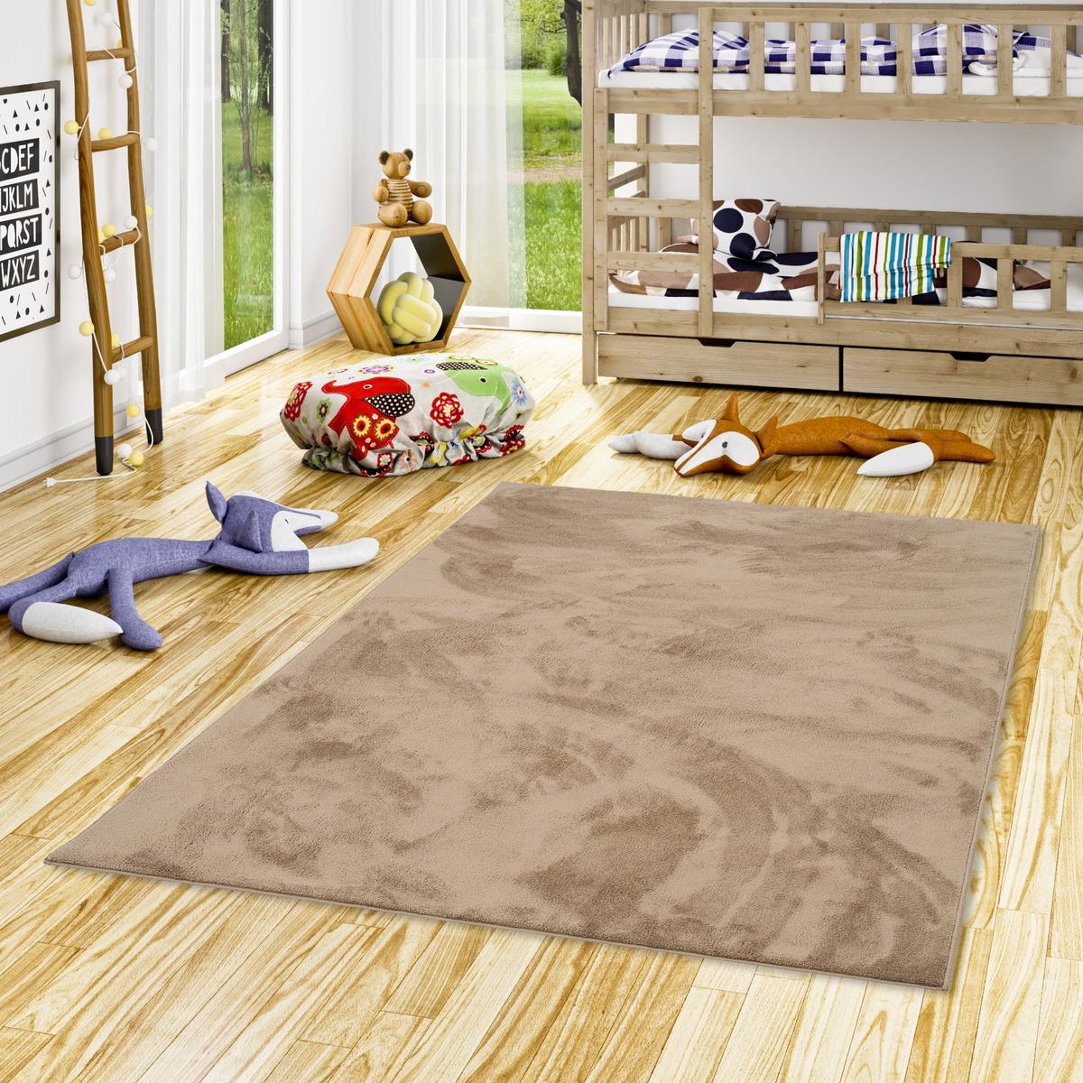 HOCHFLOR LANGFLOR TEPPICH SUPER SOFT MELIA KIDS - Taupe, Textil (200/290cm) - Pergamon