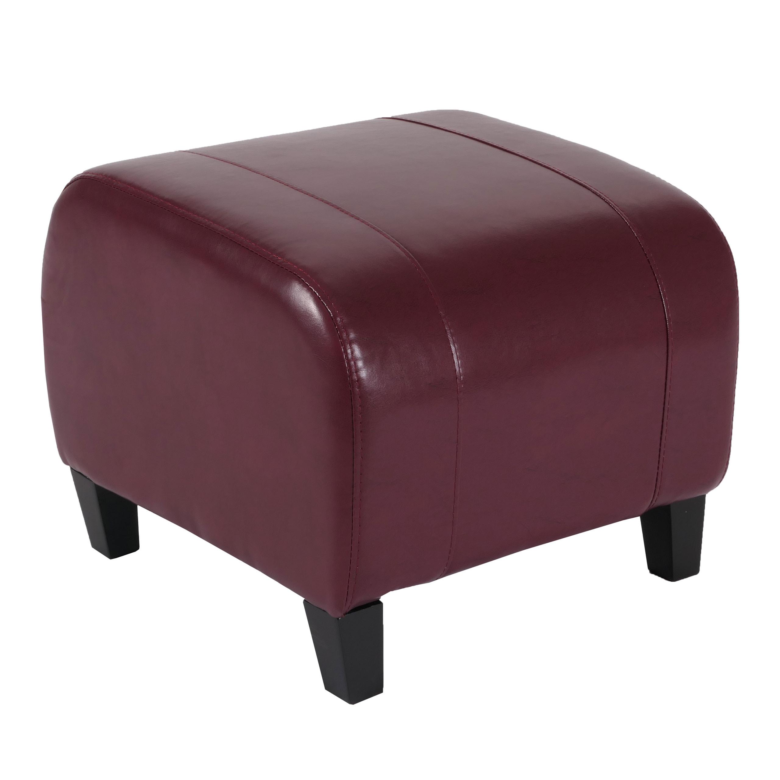 SITZHOCKER Braun - Braun, Leder (45/37/47cm) - MCW