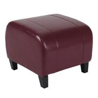 SITZHOCKER Braun - Braun, Leder (45/37/47cm) - MCW