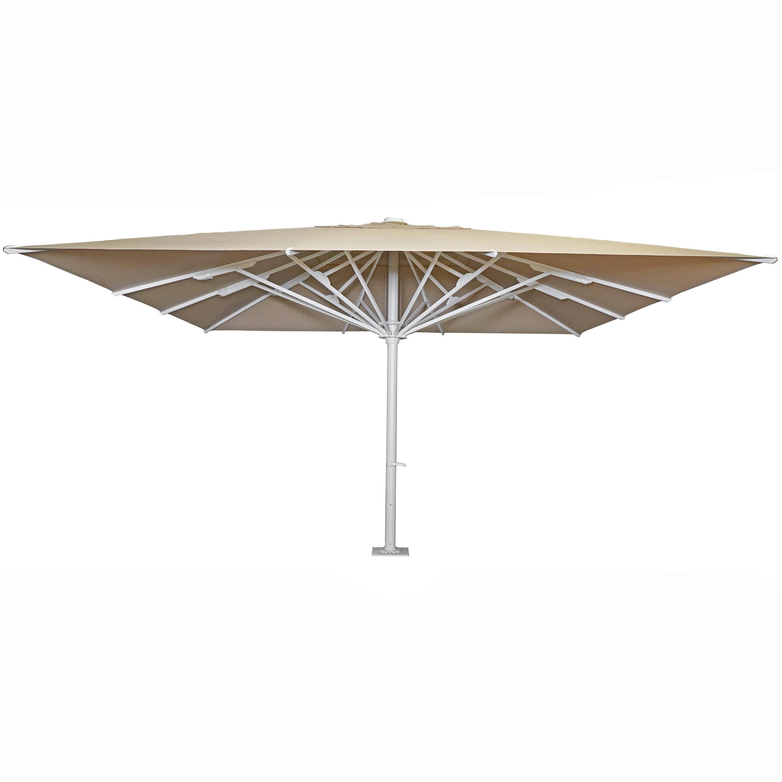 GASTRONOMIE-LUXUS-SONNENSCHIRM D20B Beige - Beige, Textil (500/500cm) - MCW