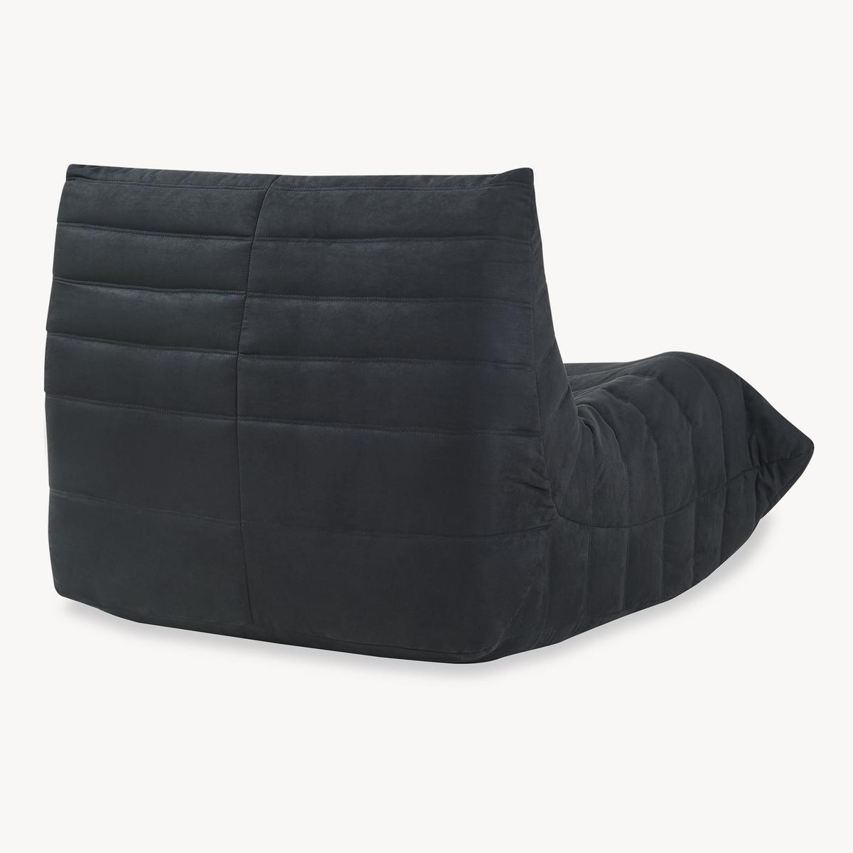 BODENSESSEL Kodsø - Schwarz, Textil (90/75/100cm) - [en.casa]