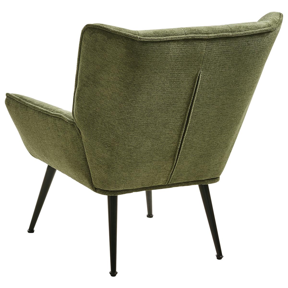 SESSEL Stoff Grün Bellingmo - Grün, Textil (75/85/60cm) - Beliani