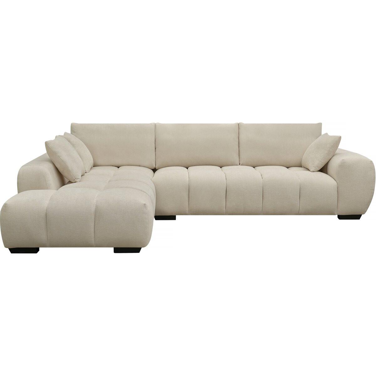 ECKSOFA monceau beige - Beige, Textil (207/307cm) - Habitat Garten