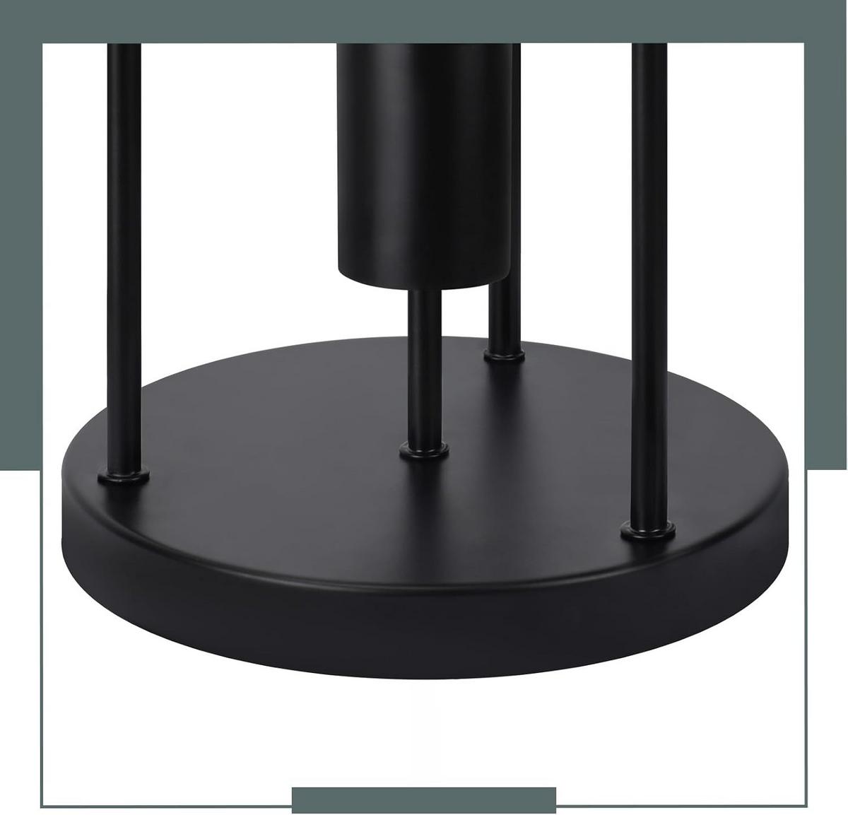 DECKENLEUCHTE Mosswood 20/20/34 cm - Schwarz, Metall (20/20/34cm) - ZMH