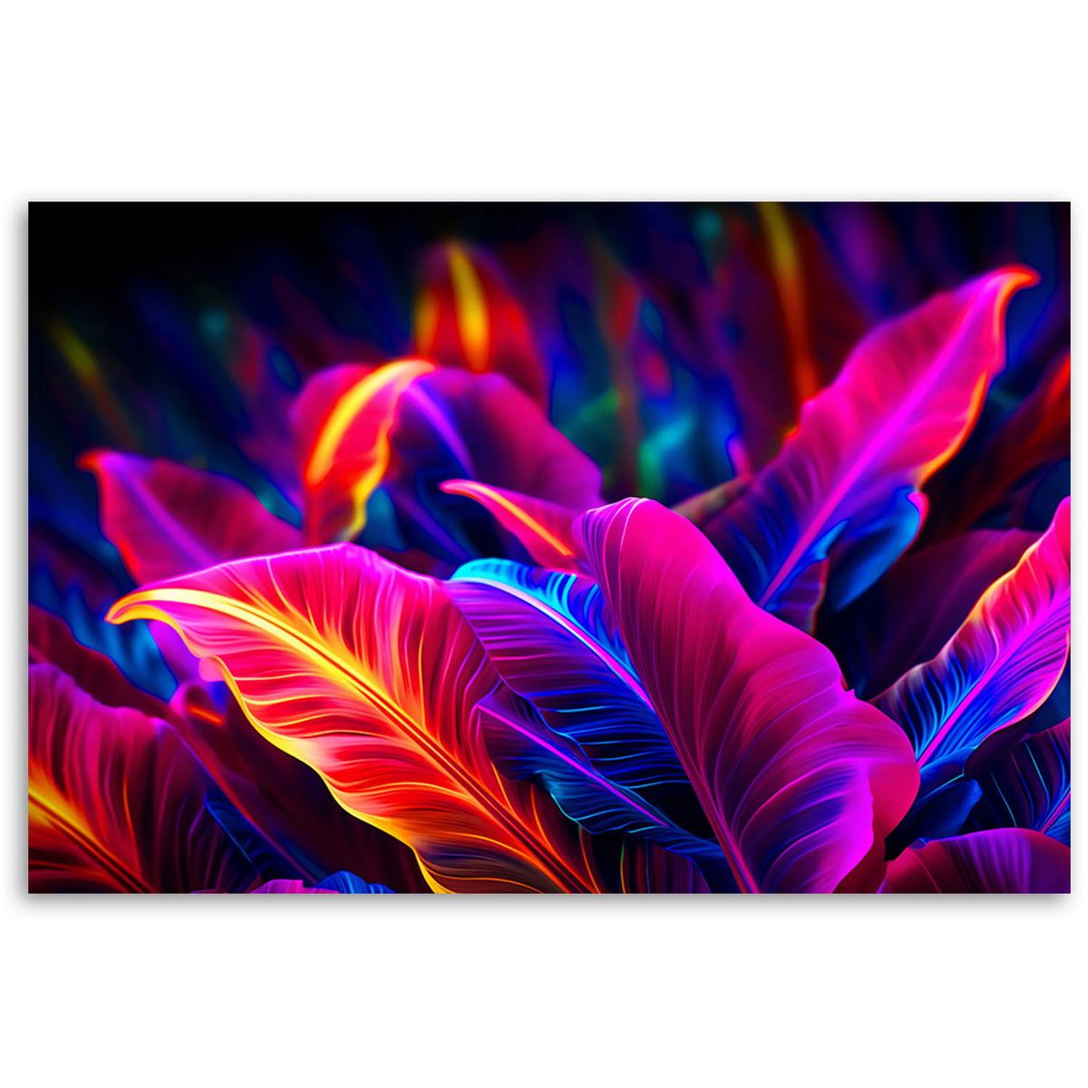 KUNSTDRUCK Bunt 90/60 cm - Multicolor, Textil (90/60cm) - KUNSTLOFT