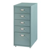 ROLLCONTAINER Kökar - Mintgrün, Metall (28/69/41cm) - [en.casa]