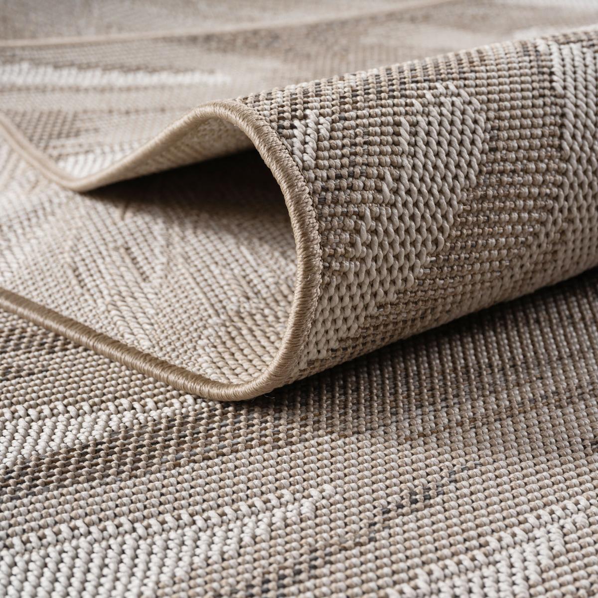 TEPPICH Outdoor VENTOUX in Beige, im Ethno-Stil, 240 x 340 cm - Beige, Textil (340/240cm) - KADIMA DESIGN
