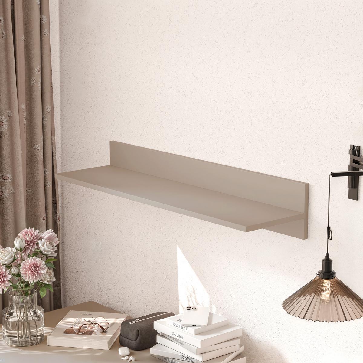 HÄNGEREGAL VALERIO 90/24/16 cm Macchiato - Cappuccino, Holzwerkstoff (90/16/24cm) - Idohome