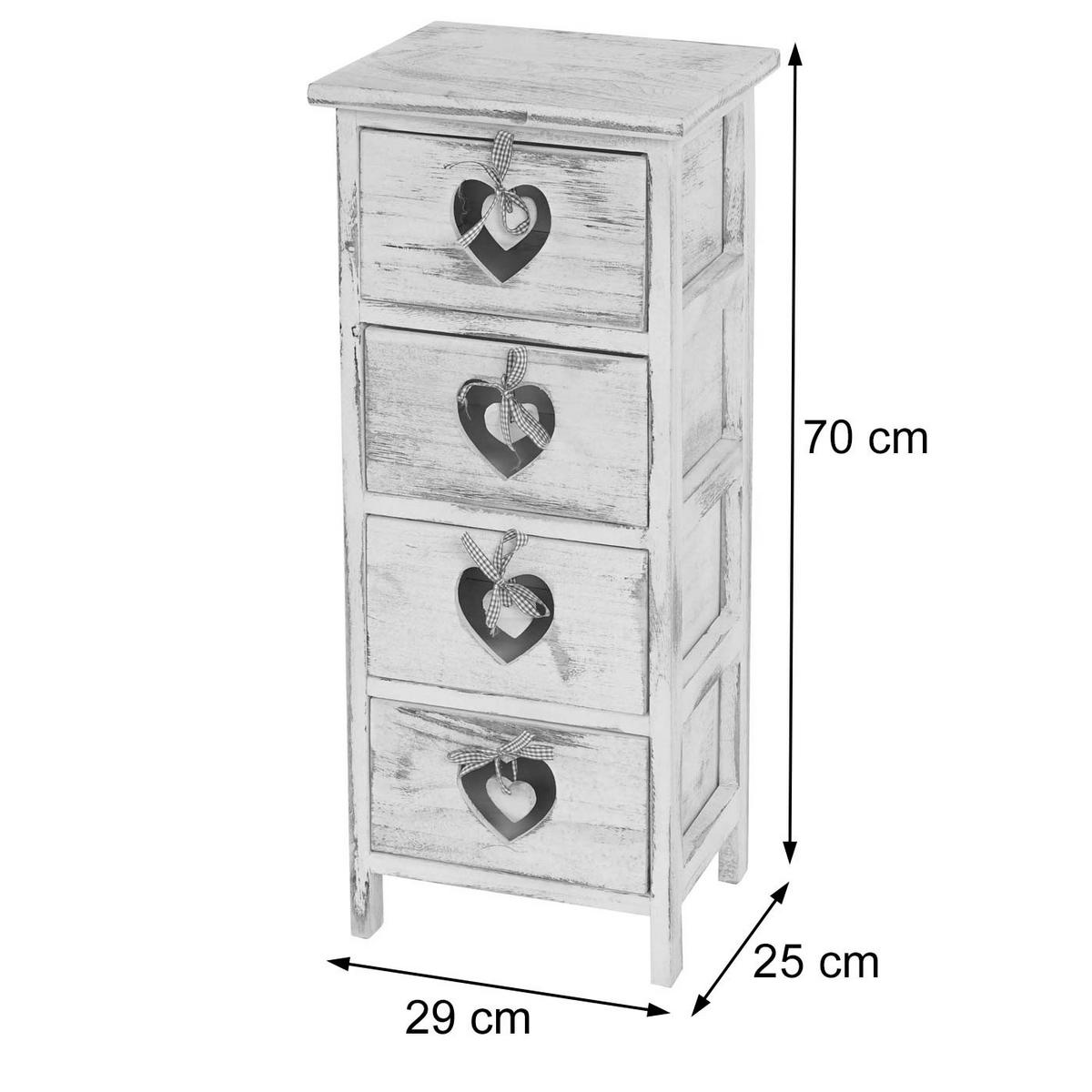 KOMMODE Grau, Braun - Braun/Grau, Holz (29/70/25cm) - MCW