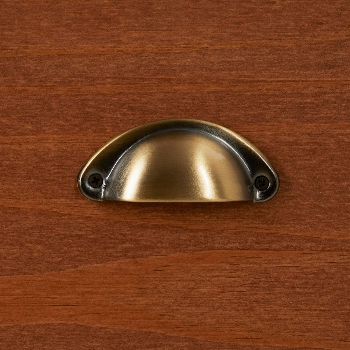 KOMMODE PARIS Kastanie - Kastanienfarben, Holz (48/95/39cm) - IDIMEX
