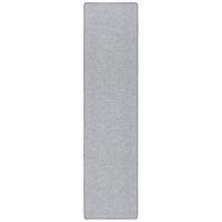 FEINSCHLINGEN VELOUR LÄUFER TEPPICH STRONG - Silberfarben, Textil (80/400cm) - Snapstyle