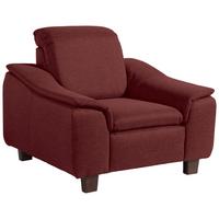 POLSTERSESSEL Kaylil Flachgewebe rot - Rot, Kunststoff (87/82/100cm) - 58aufmkessel