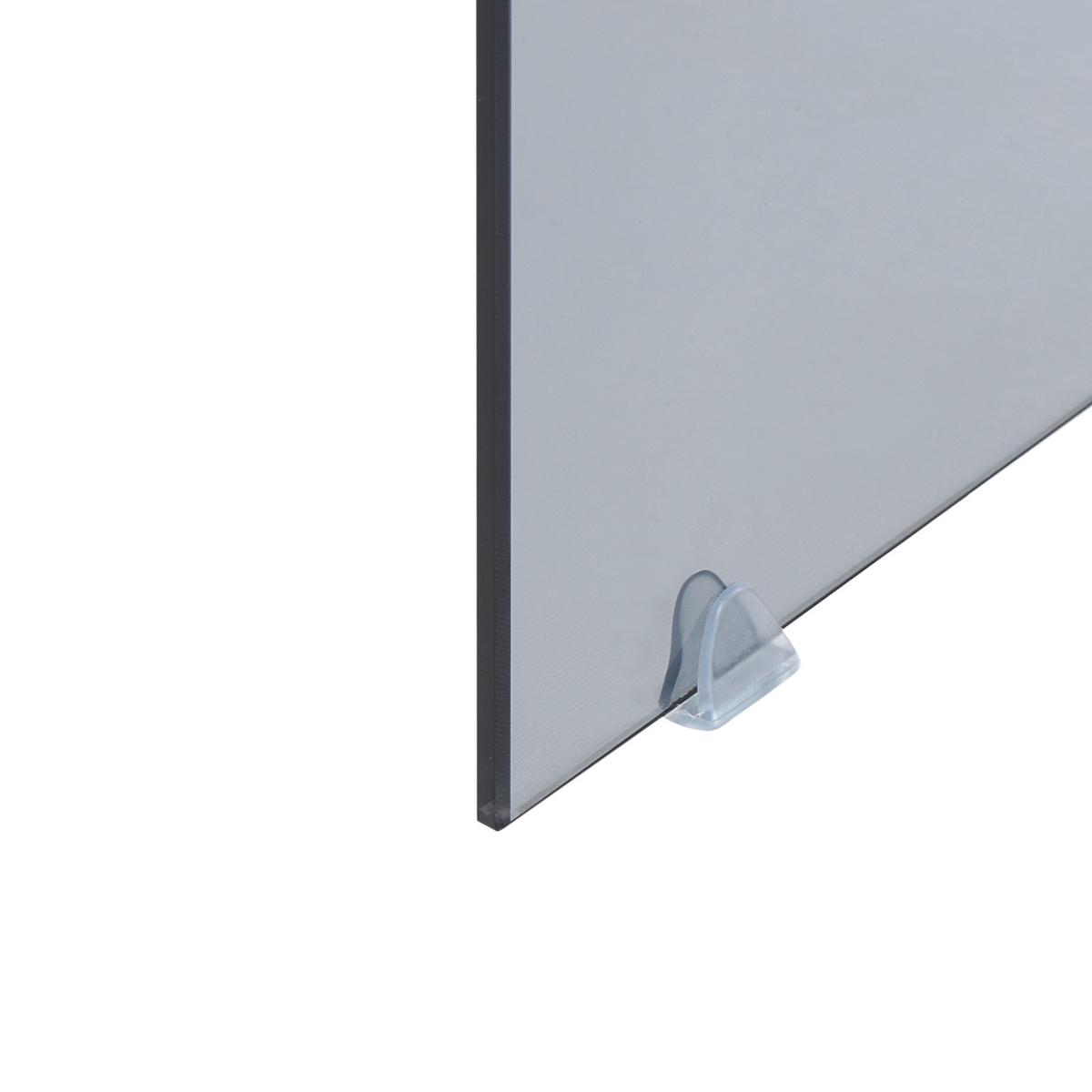 KONSOLENTISCH Sicherheitsglas Schwarz Kendall - Schwarz, Glas (90/75/30cm) - Beliani