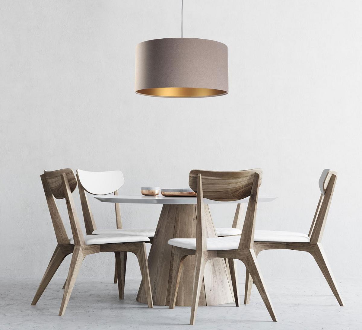 HÄNGELEUCHTE Beige 50/25 cm - Beige/Braun, Kunststoff (50/0.8/25cm) - ONZENO