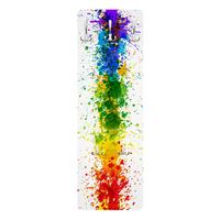 WANDGARDEROBE - Rainbow Splatter 34/105 cm - Multicolor, Holzwerkstoff (34/105/1.6cm) - Bilderwelten