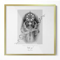 BILDERRAHMEN 50x50 cm Goldfarbig - Goldfarben, Kunststoff (52/52/1.3cm) - TULUP