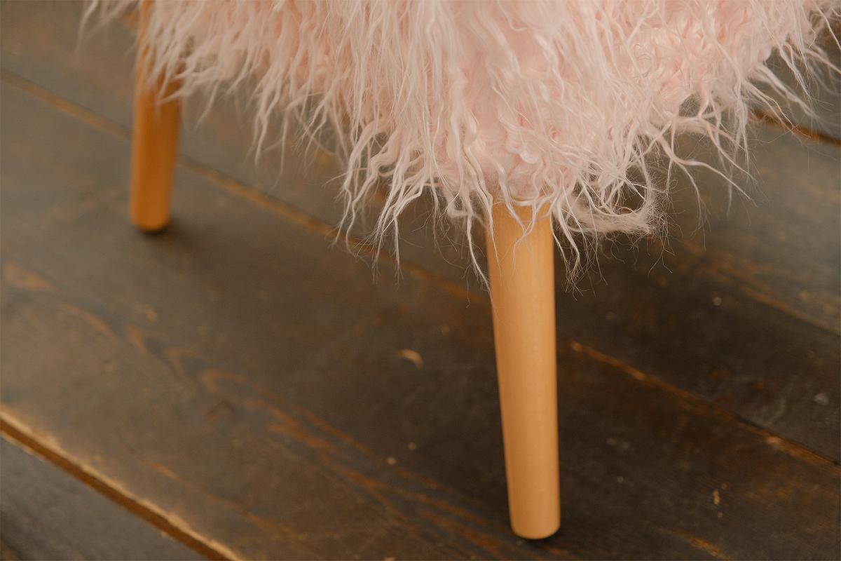 FELLHOCKER FYNN Pink - Rosa, Fell (42/45/42cm) - KAWOLA