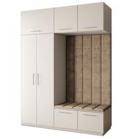 GARDEROBENSCHRANK REMA 180/240/60 cm Modern Garderobe-Set Kaschmir - Kaschmir/Mokka, Holzwerkstoff (180/240/60cm) - MASSENO