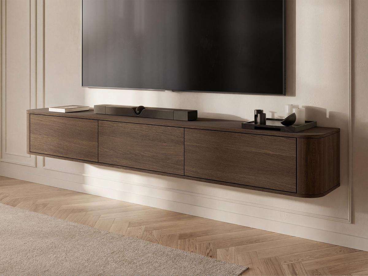 TV-LOWBOARD Hange - Nussbaumfarben, Holzwerkstoff (200/29/34cm) - MIRJAN24