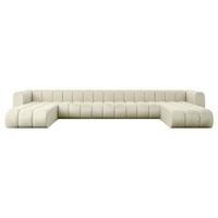 WOHNLANDSCHAFT modulares Sofa Joren-U3 - 501x177x70 cm Beige - Beige, Holzwerkstoff/Textil (501/70/177cm) - ALTDECOR