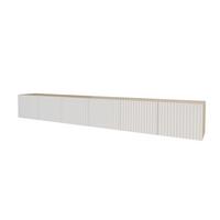 LOWBOARD KITO-W 3x100x40x40 cm - Artisan / Weiß - Eiche Artisan/Weiß, Holzwerkstoff (300/40/40cm) - ALTDECOR