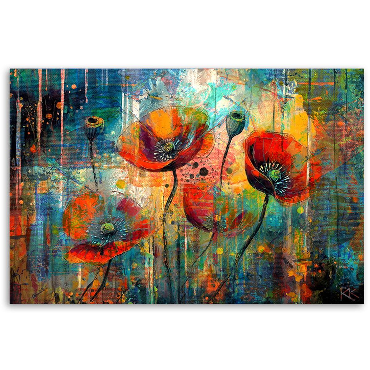 KUNSTDRUCK Lila 60/40 cm - Lila, Textil (60/40cm) - KUNSTLOFT