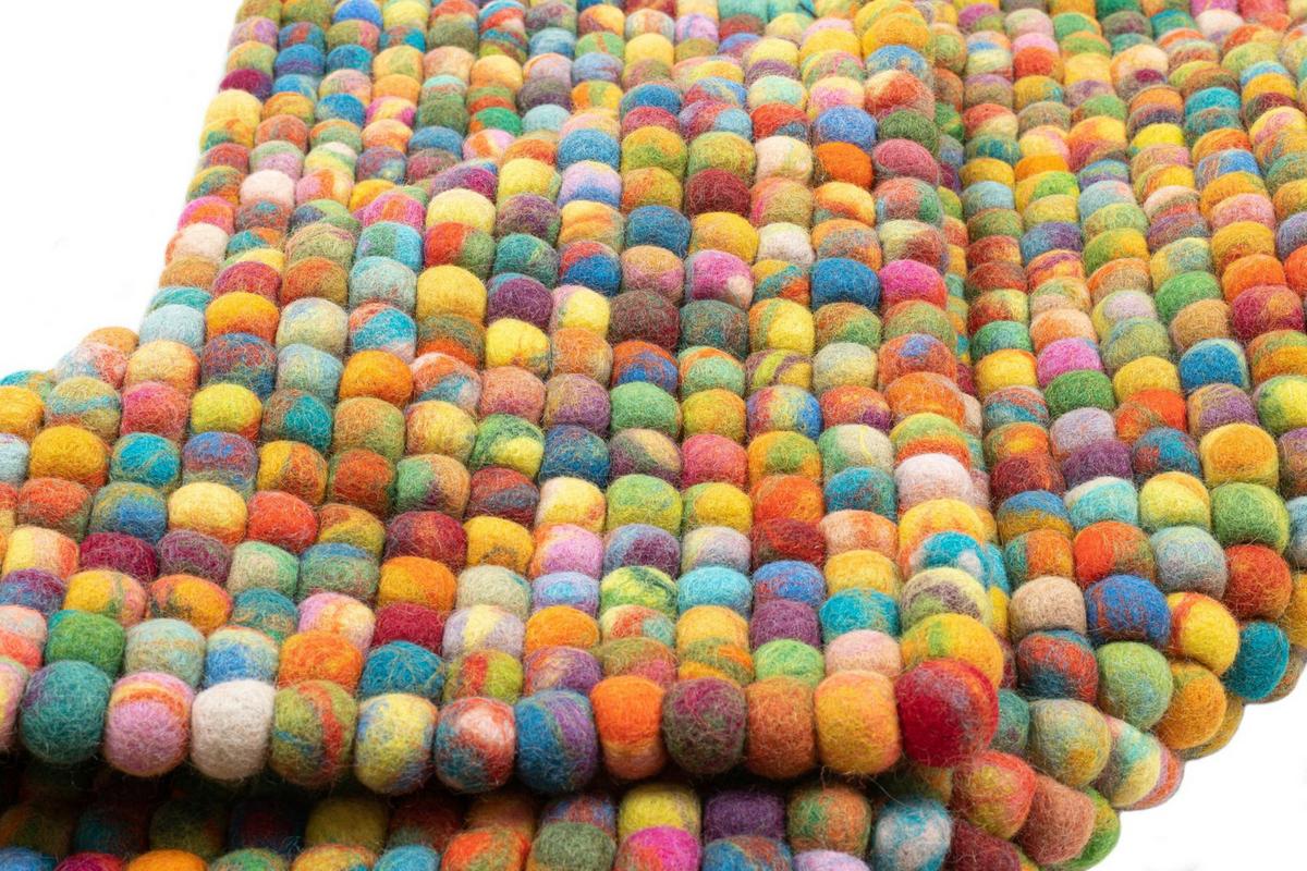 FILZTEPPICH Felty 140x200 cm - Multicolor, Textil (140/200cm) - THEKO