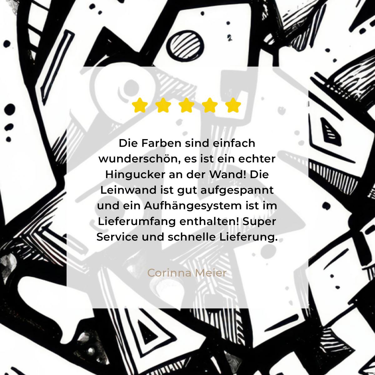 LEINWANDBILD Formen - Buchstaben - Graffiti - Schwarz Wandbilder 80x60 cm - Schwarz, Textil (80/60cm) - MuchoWow