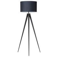 STEHLEUCHTE Stiletto 50/50/156 cm - Schwarz, Metall (50/50/156cm) - Beliani