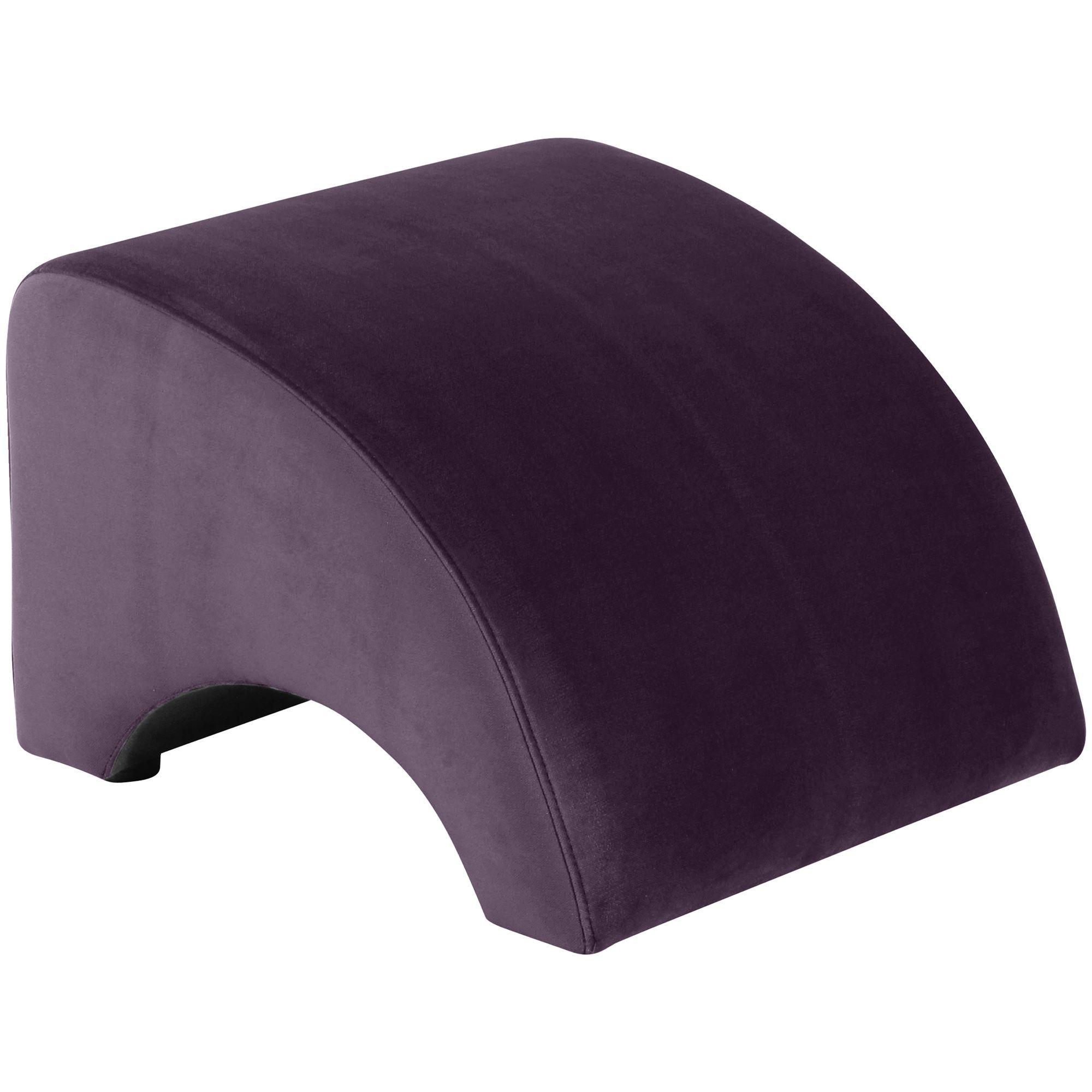 POLSTERHOCKER Kajsa Samtvelours purple - Lila, Kunststoff (52/37/54cm) - 58aufmkessel