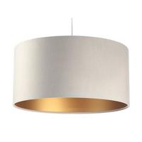 HÄNGELEUCHTE Gold 50/25 cm - Beige/Goldfarben, Kunststoff (50/0.8/25cm) - ONZENO
