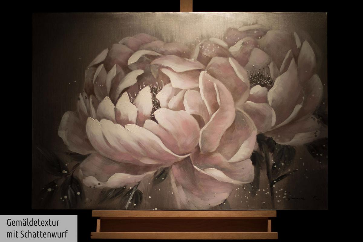 ACRYLBILD HANDGEMALT 90/60 cm - Pink, Holz/Textil (90/60cm) - KUNSTLOFT