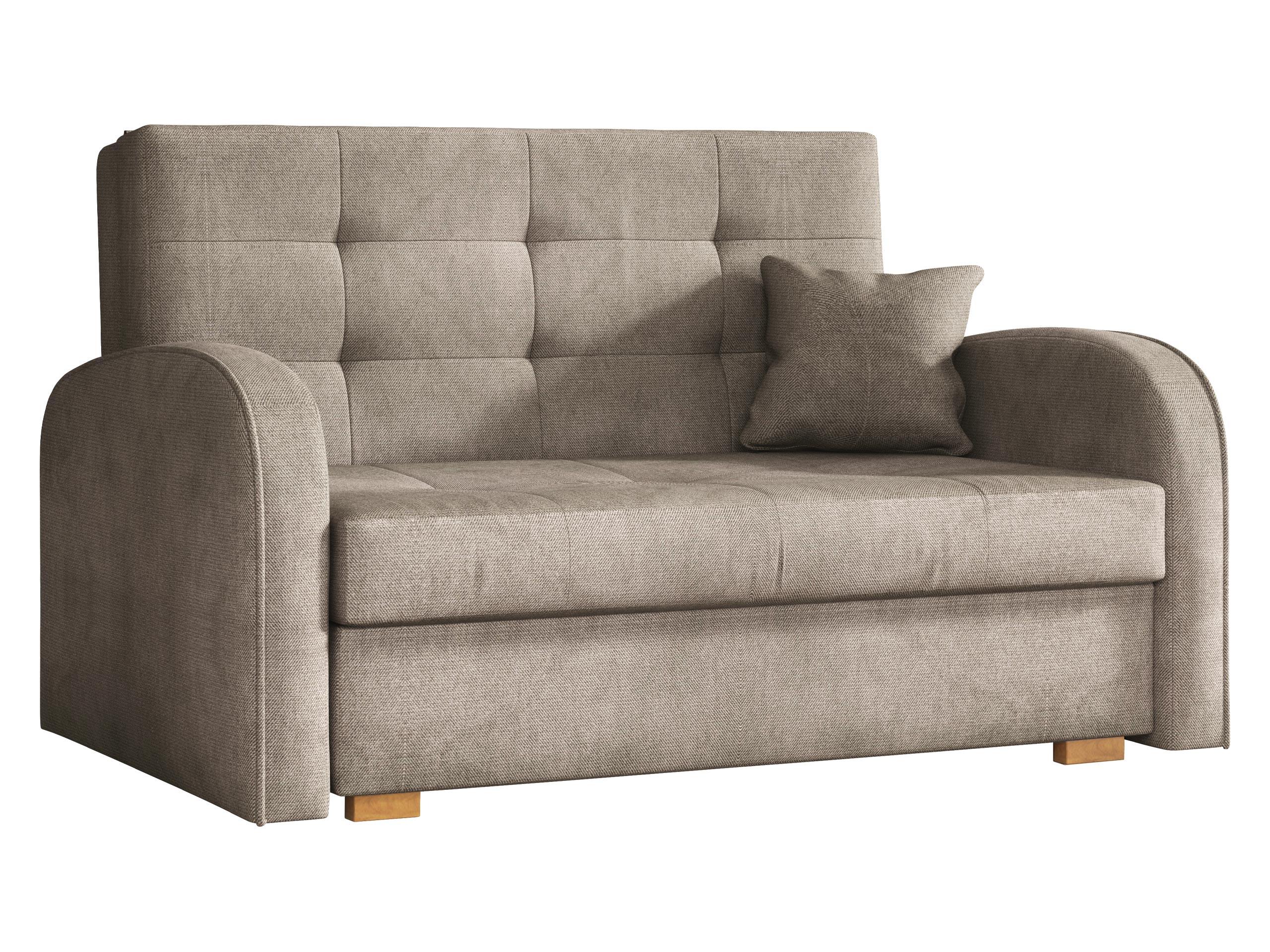 SCHLAFSOFA Viva Gold II - Beige/Braun, Holz/Textil (133/85/98cm) - MIRJAN24