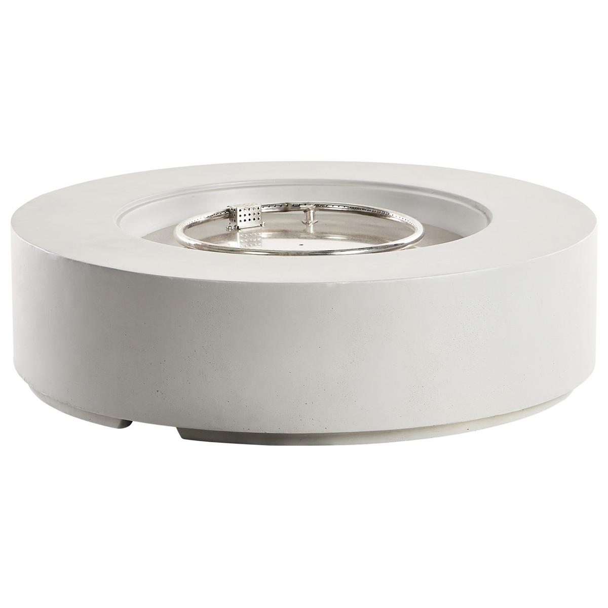 FEUERSTELLE Grau Pacaya - Grau, Stein (107/30/107cm) - Beliani