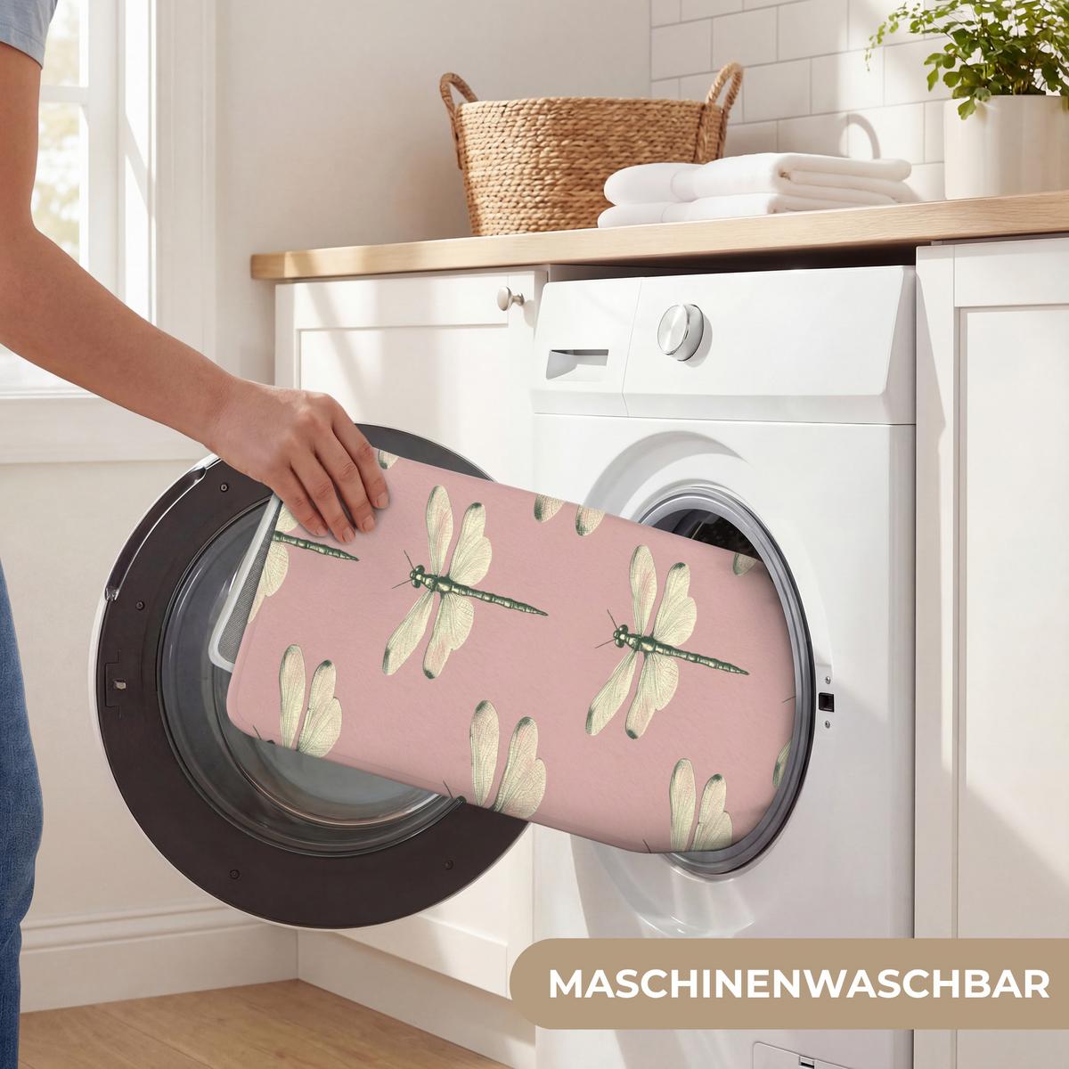 BADEMATTE Lillibells - Muster - Rosa Badteppich 60x120 cm - Rosa, Textil (60/120cm) - OnlyWow