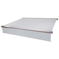 KASSETTEN-MARKISE VOLANT AUSFAHRBAR Cremeweiß - Weiß, Textil (400/15/300cm) - MCW
