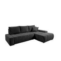 ECKSOFA Vogar In Poso - Dunkelgrau, Holzwerkstoff/Textil (265/185cm) - Fun Möbel