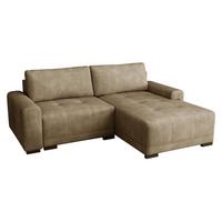 ECKSOFA Milton - Beige/Schwarz, Holz/Textil (237/180cm) - MIRJAN24