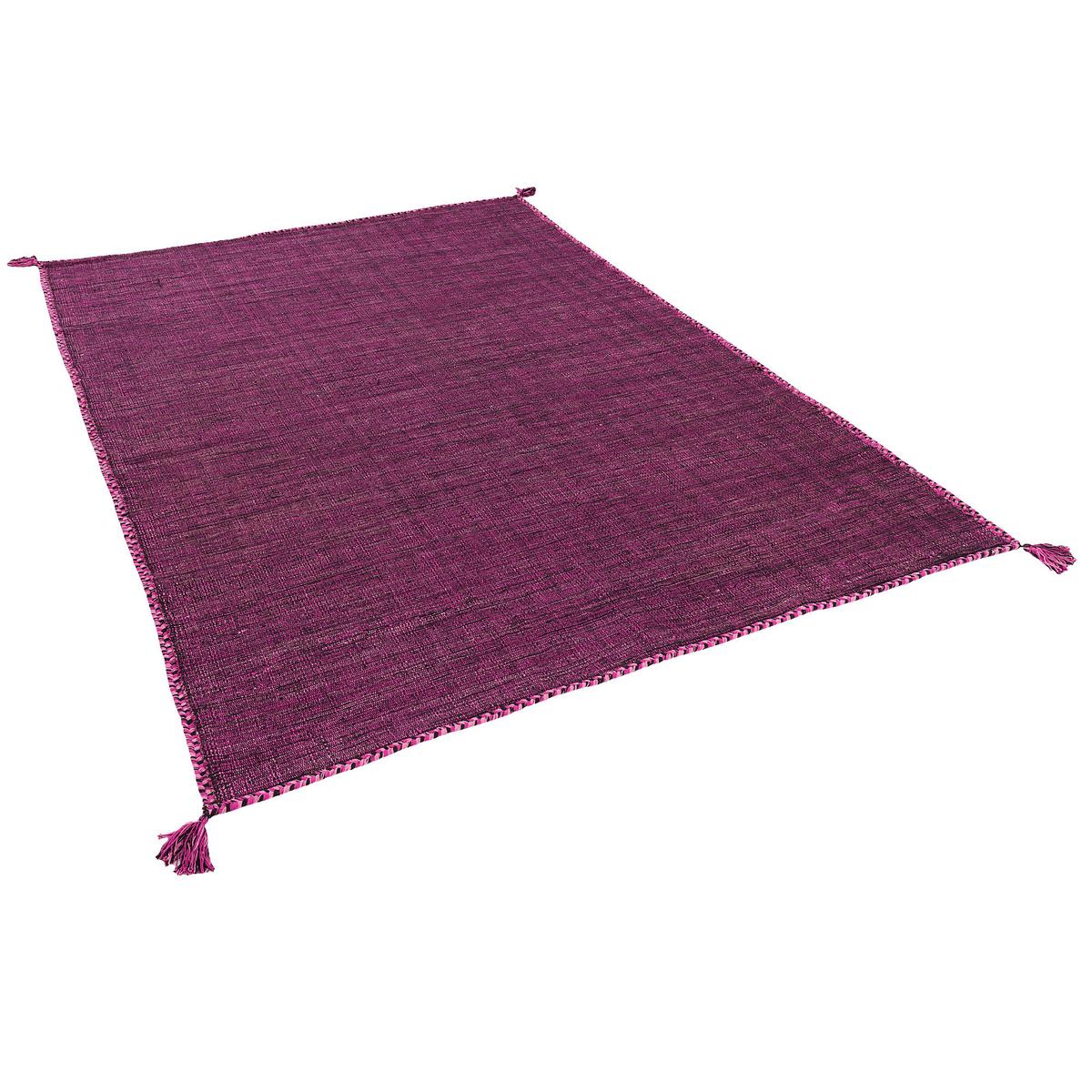NATUR TEPPICH KELIM PRICO - Pink, Textil (200/300cm) - Pergamon