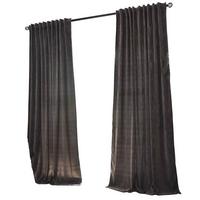 VORHANG 2ER SET HAVANNA HxB 245x135 cm Braun Gold - Braun, Textil (135/245cm) - Gardinenbox