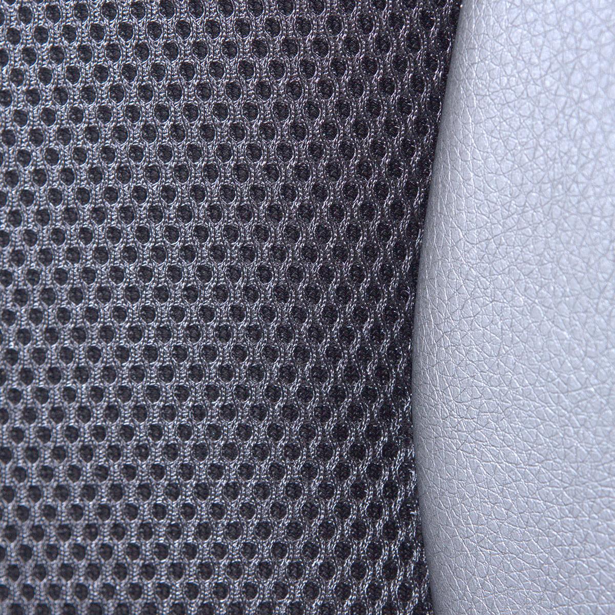 BÜROSTUHL Polyester Schwarz-Weiß Ichair - Schwarz, Kunststoff/Textil (67/109/67cm) - Beliani