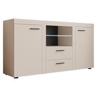 KOMMODE Rumba mit LED Beleuchtung - Sandfarben, Holzwerkstoff (156/82/40cm) - MIRJAN24