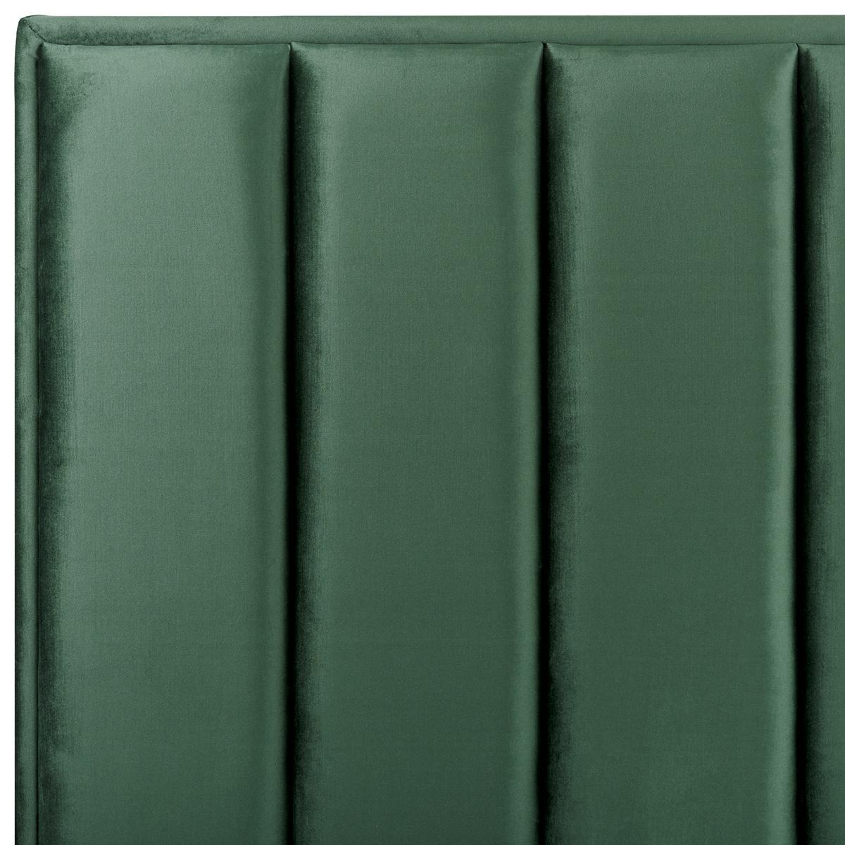 POLSTERBETT 160x200 cm Grün Sezanne - Grün, Textil (160/200cm) - Beliani