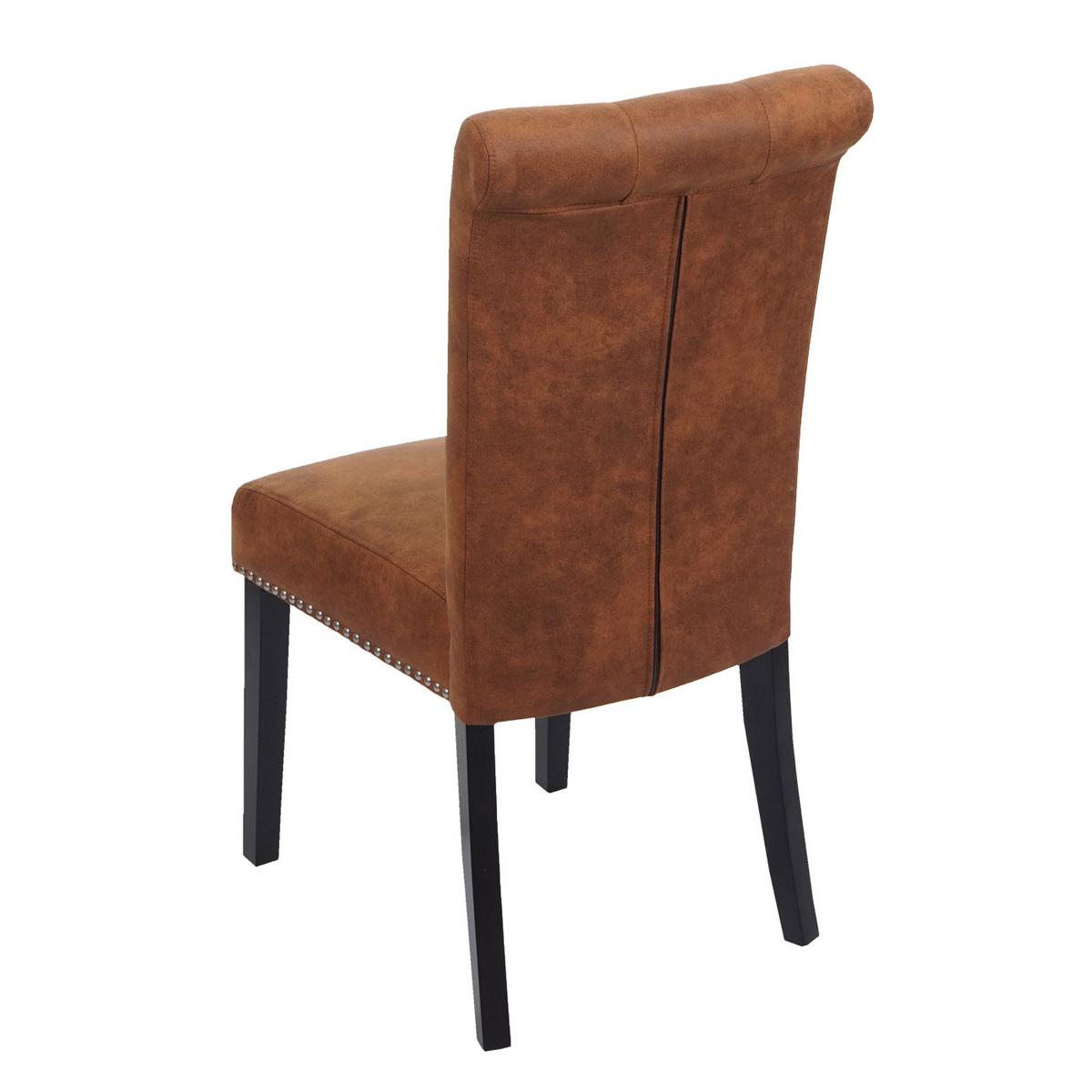 ESSZIMMERSTUHL FIELD Braun 2er-Set - Terracotta/Braun, Textil (47/98/62cm) - MCW